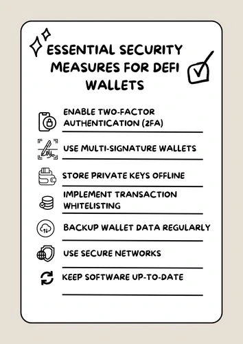 security measures for defi wallet development